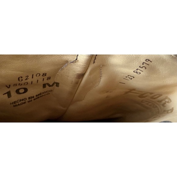 Vintage Corral Womens Black Embroidered Leather Cowboy Country Western Boots 10M - Picture 14 of 14